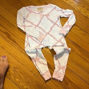 Pink and White Kids Pajamas
